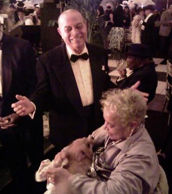 Deacon John Moore, his sister and her dog!