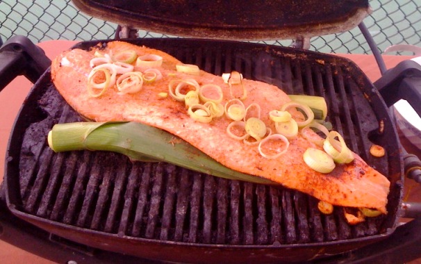 Grilled Jerk Salmon Filet