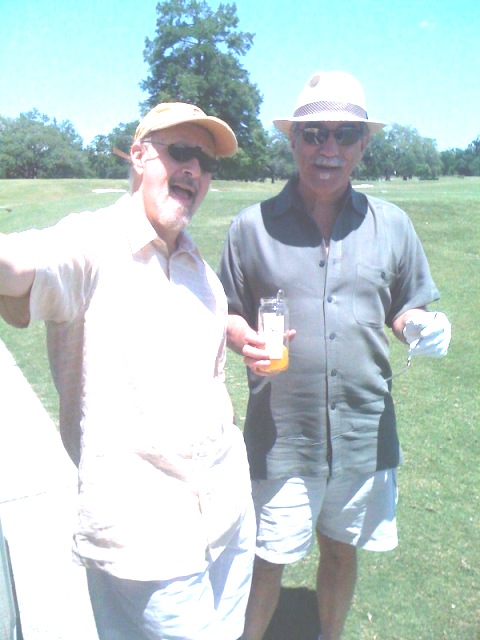 Dr. Peter and Chef Ricky with Roasted Yellow Peppers