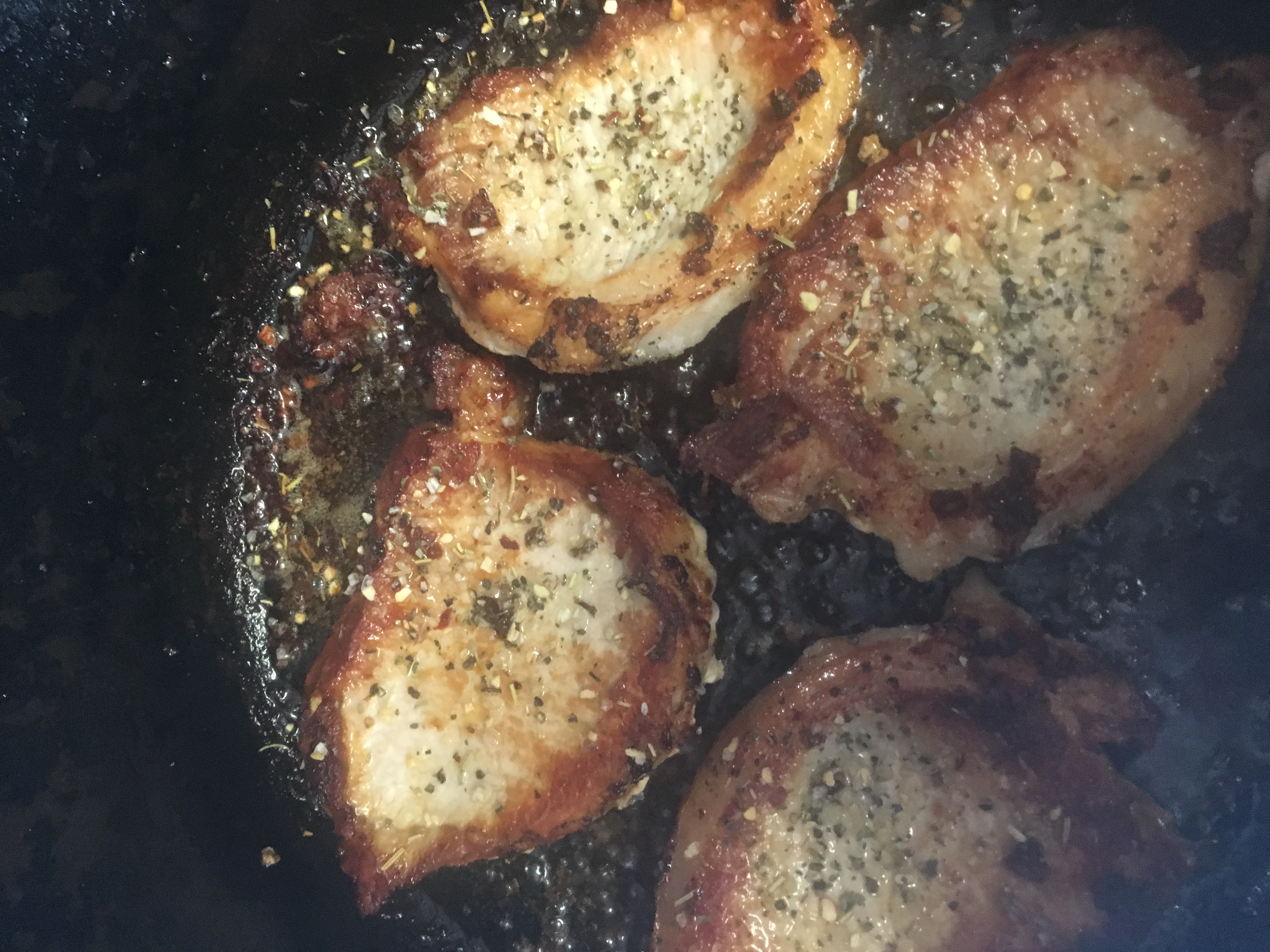 Pork Medallions 2nd Side Seared