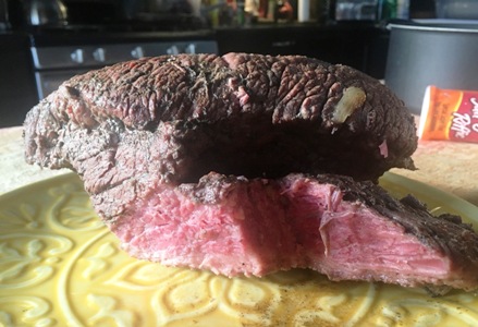 Corned Beef after boiled in crawfish seasoned water!